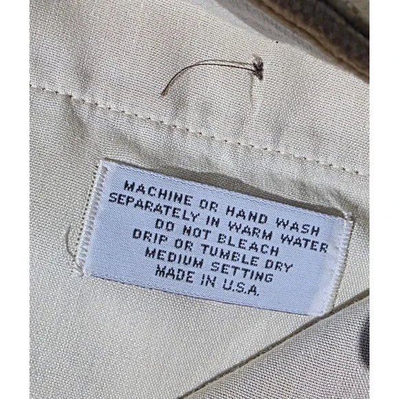 Vintage Orvis Corduroy Pants Trousers Made In USA Leather Lined Pockets 38x30 - Picture 9 of 13